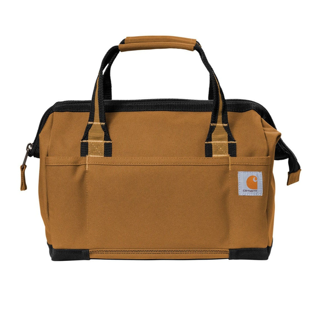 Carhartt® Foundry Series 14” Tool Bag - Carhartt Brown