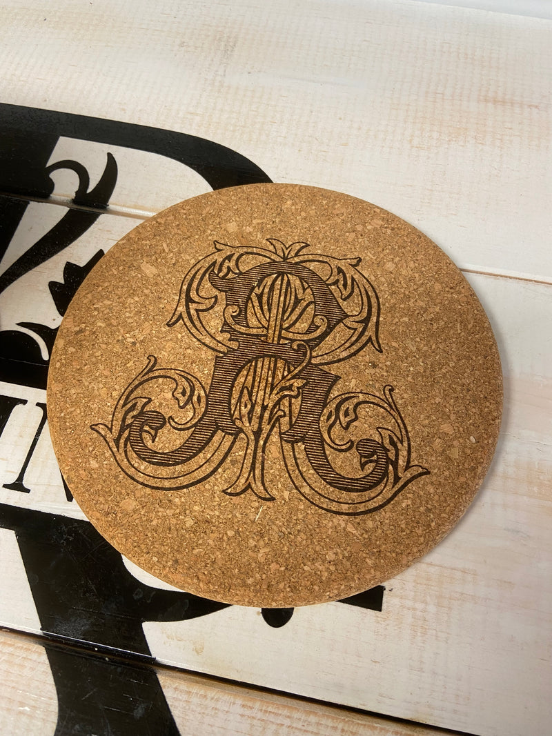 Cork Trivet Hot Pad - 3/8" Thick