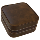 Laser Engraved Leatherette Travel Jewelry Box