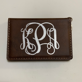 Rustic/Silver Keychain ID Wallet - kPa