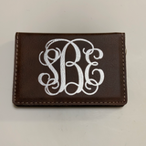 Rustic/Silver Keychain ID Wallet - sBe